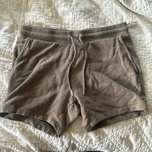 ASOS Green Grey Sweat Short Shorts Size Medium